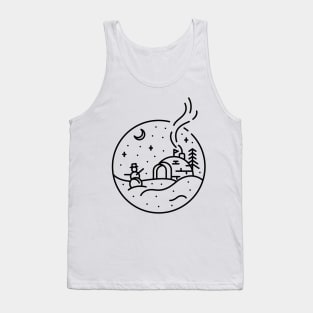 Christmas Snow Tank Top